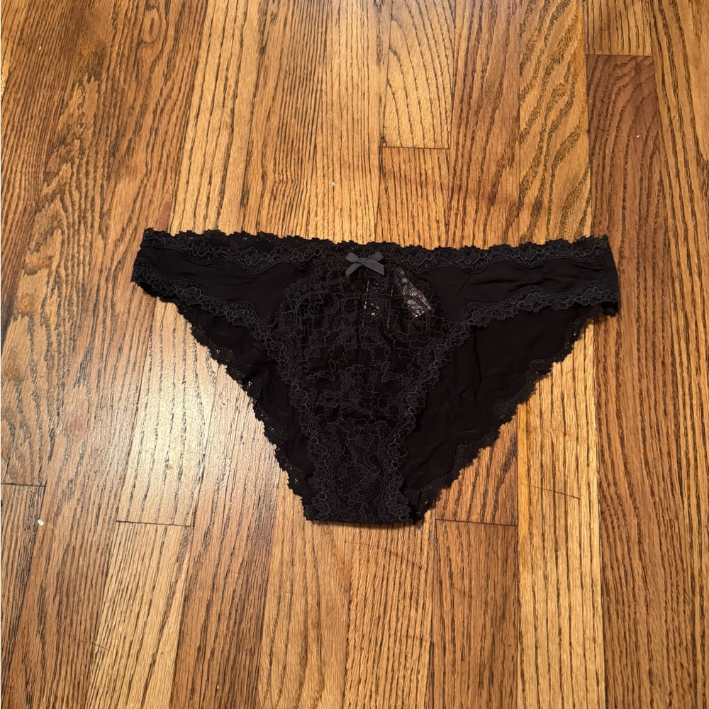 Victoria's Secret Black Lace Panties